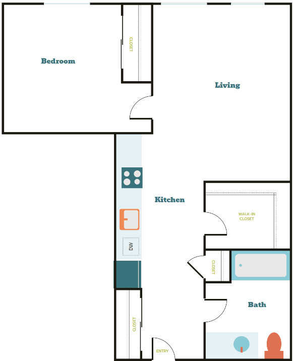 Floorplan - Tahoma Valley Apartments