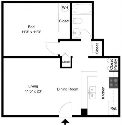 Floorplan - Sunrise Estates Apartments