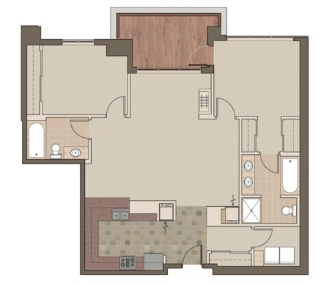 2BR/2BA - The Esplanade