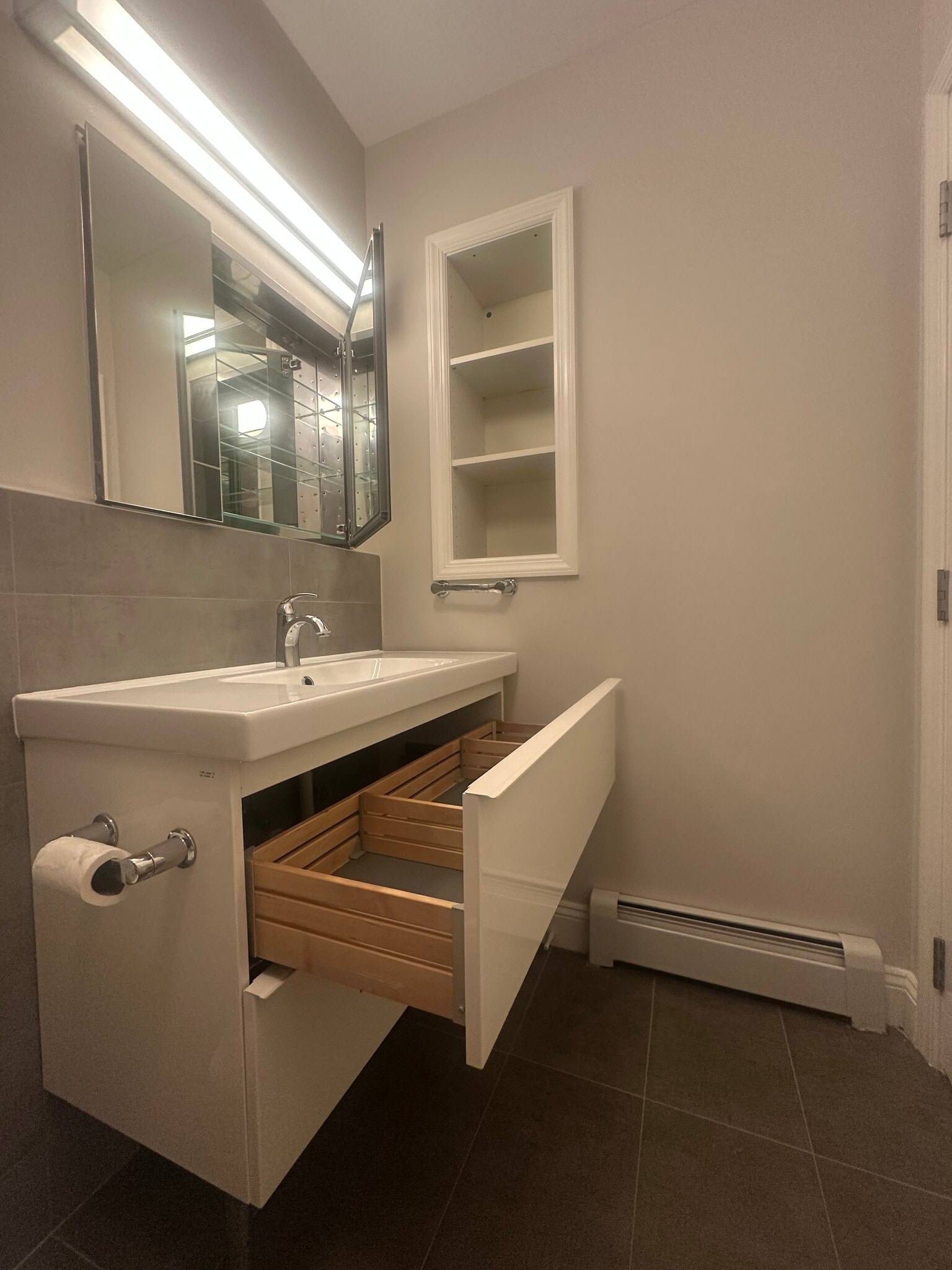 Bathroom storage - 1839 Norman St