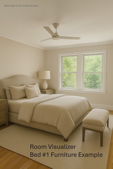 Bed #1 -Furniture Visualizer - 2337 W Roscoe St
