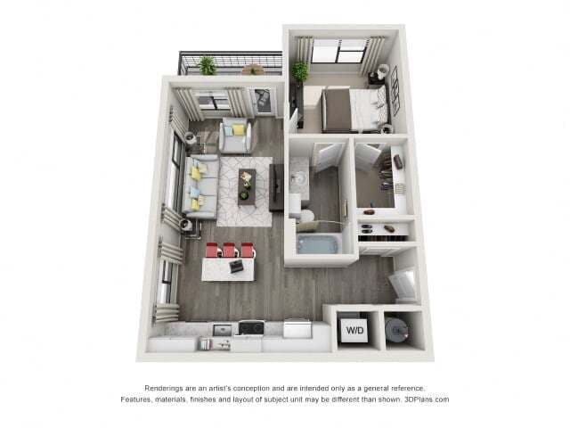 Floorplan - Asbury Flats