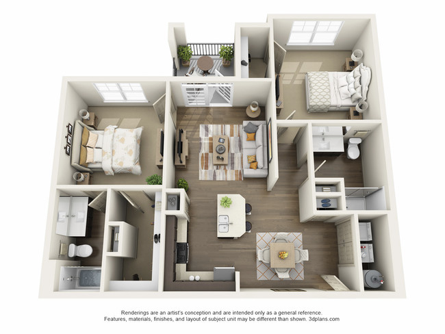 Floorplan - Mountain View Apartments