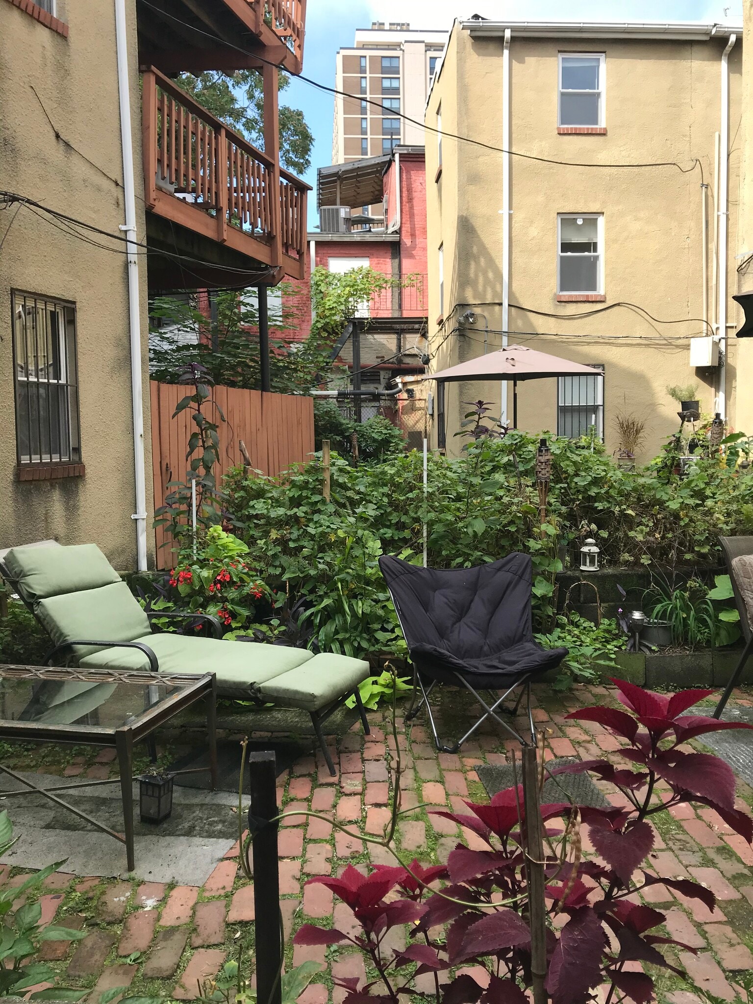 Courtyard garden - 21 E Centre St