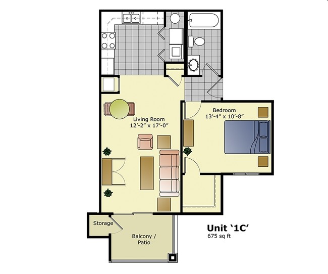 1C - Amberwood Apartments