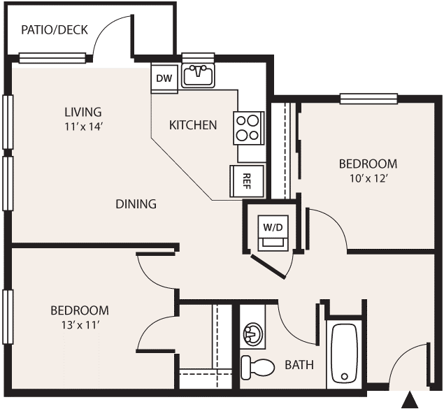 Floorplan - Reserve at SeaTac Senior Affordable Living