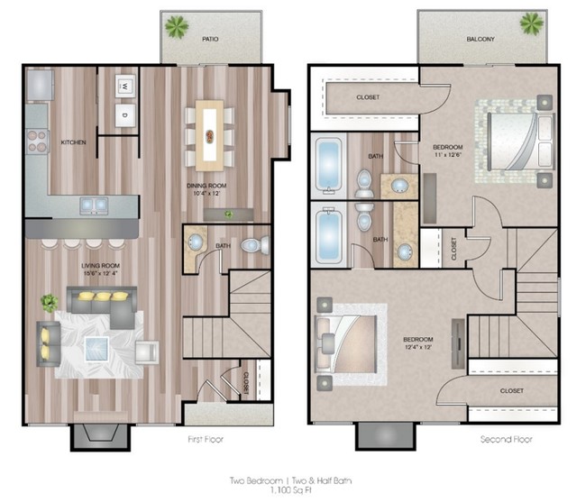 Floorplan - Timberglen Apartments