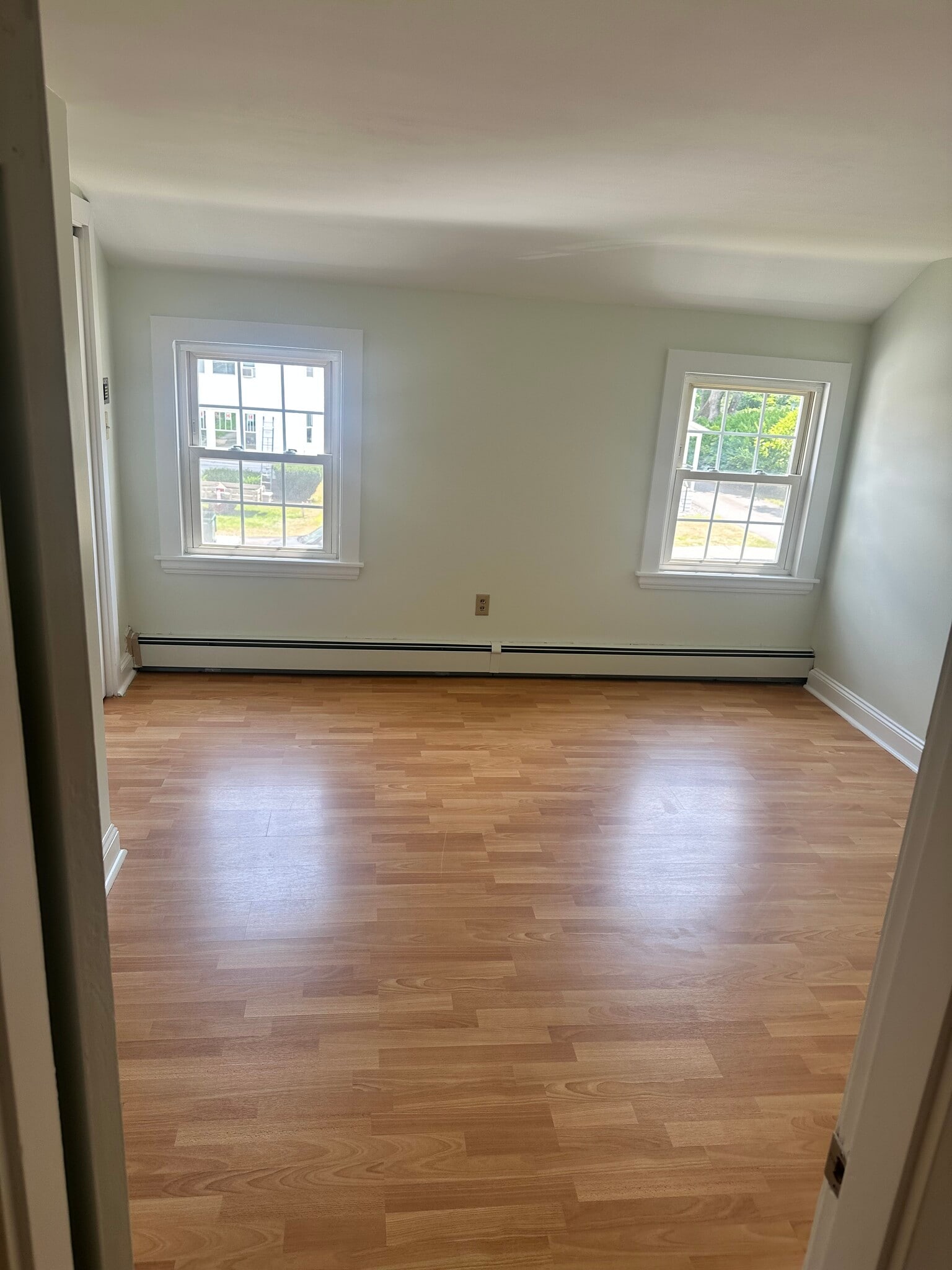 Master bedroom with new floor and paint - 324 Elm St