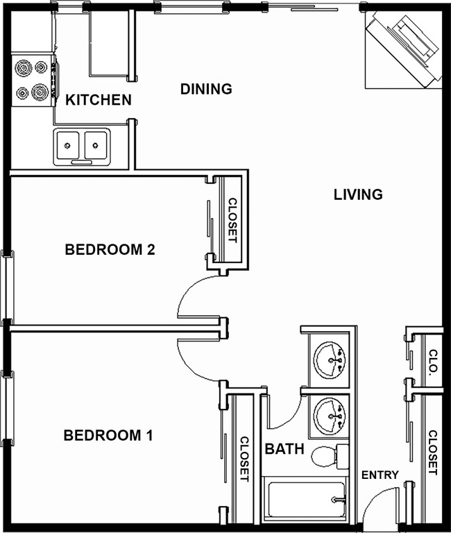 Two-Bedroom2 fm.png - Four Mile Flats