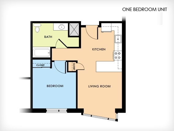 1BR/1BA - Station Place Tower
