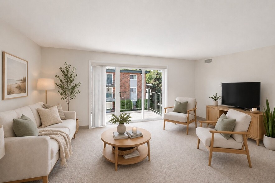 Living area - Evergreen Ridge Apartments (formerly Aspen Ridge)