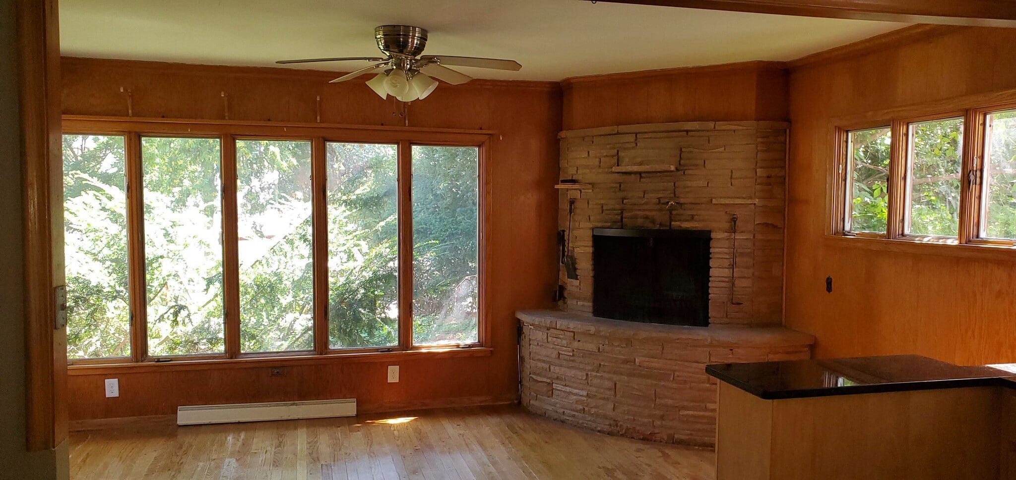 Sunroom with Fireplace - 2923 Arthur St NE