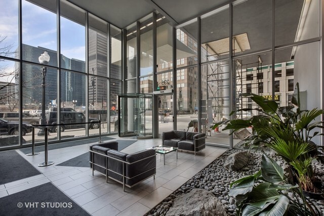 Main entrance and lobby - 235 W Van Buren St