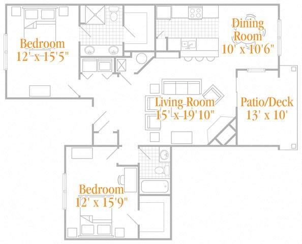 Floorplan - Four Bridges
