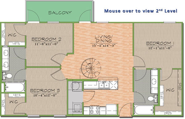 Floorplan - Texan Pearl Best Value in West Campus