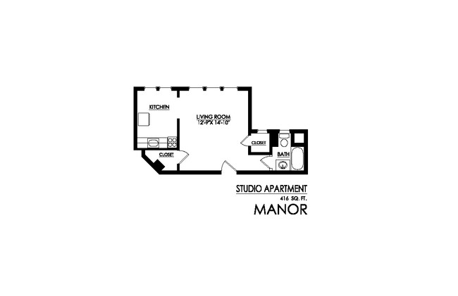 Floorplan - Manor Apartments