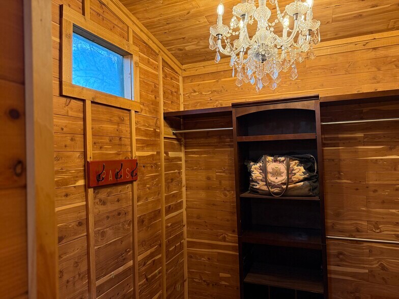 Main level cedar dressing room/closet - 1011 Lake Shore Dr