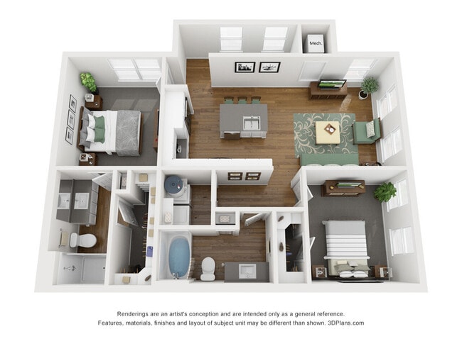 Floorplan - The Plaza Taos
