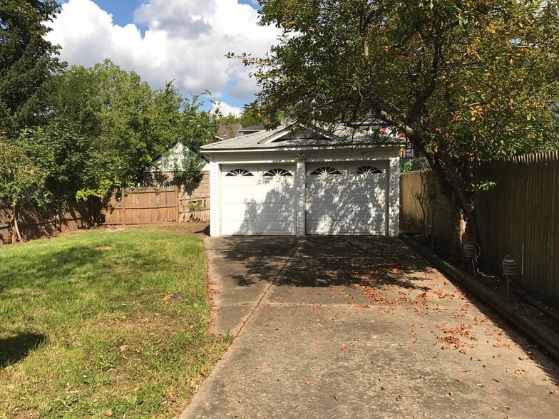 Two car detached garage - 23 south 6th avenue