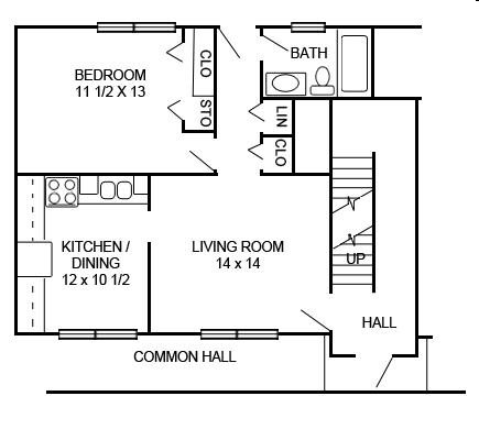 1BR/1BA - Pine Tree Townhomes