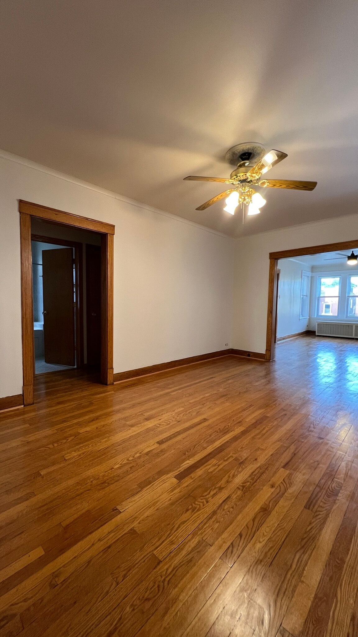 Hallway entrance w/ linen closet - 3354 N Springfield Ave