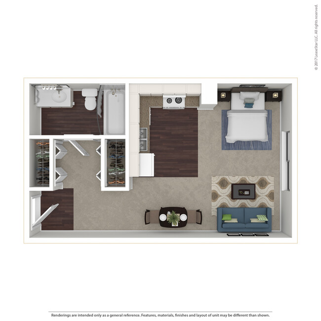 Floorplan - Gaslight Apartments