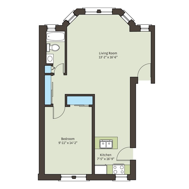 Floorplan - 5320-5326.5 S. Drexel Boulevard