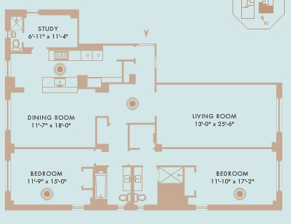 Floorplan - 845 W End Ave