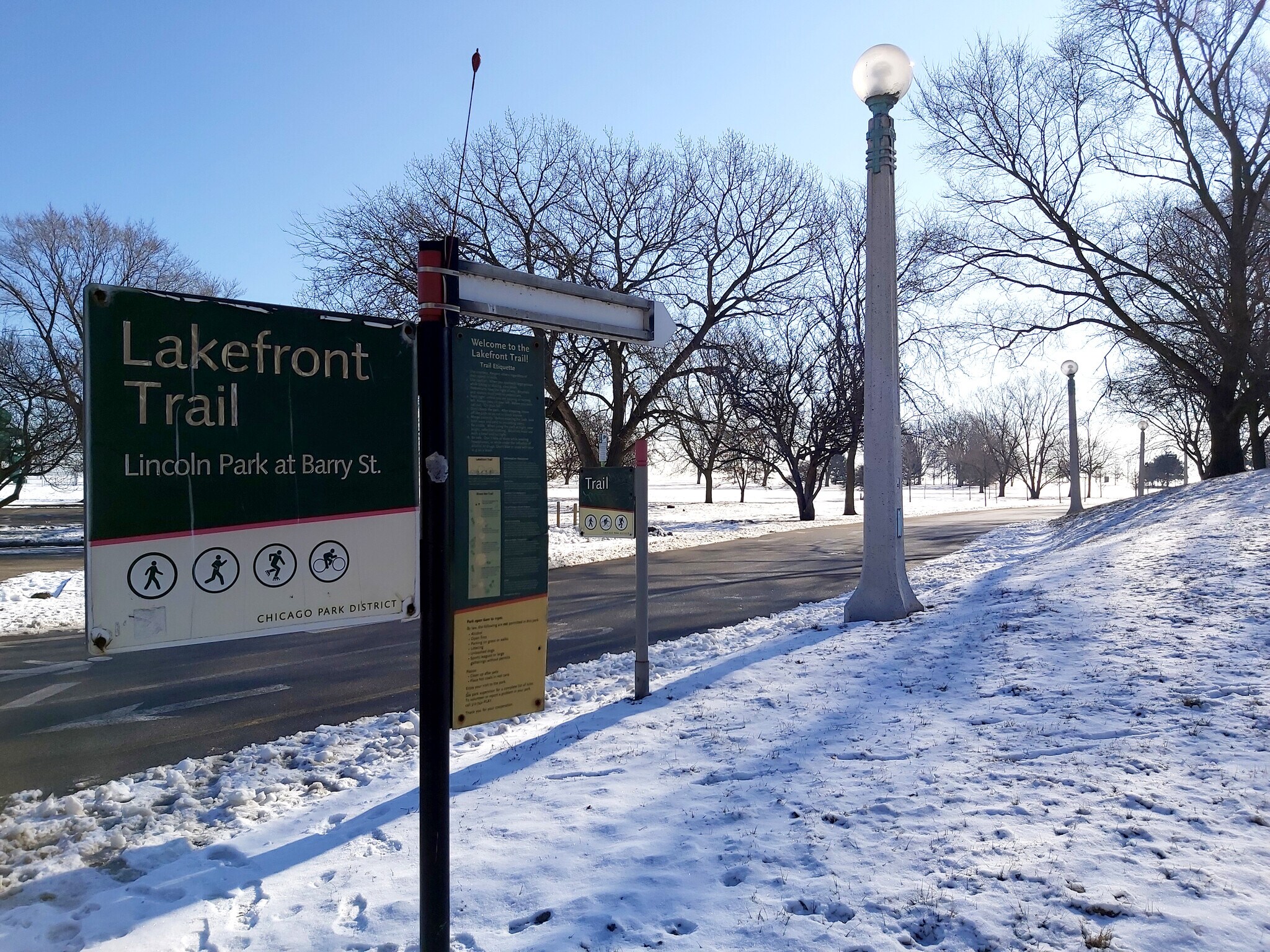 Next door: Lakefront Trail, walk, run, cycle - 3100 N Lake Shore Dr