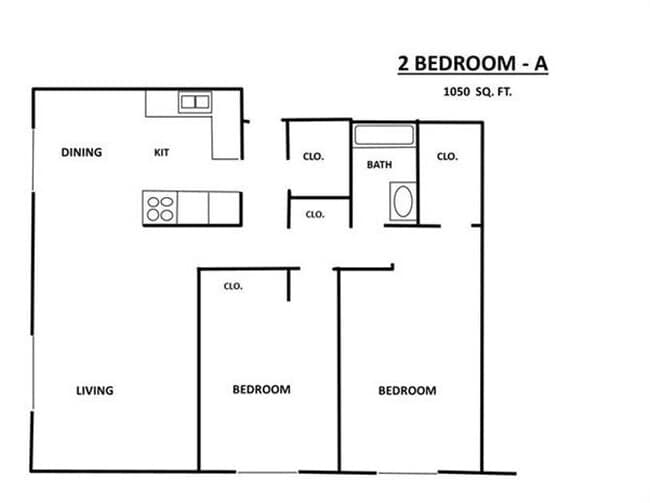 Floorplan - Sunrise Court Apartments