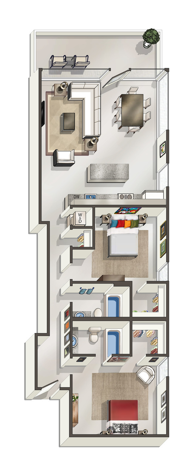 Floorplan - Argon Apartments