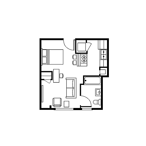 studio varsity - Varsity Campus Apartments