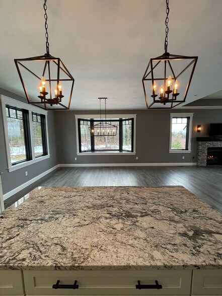 DR view from Kitchen Island - 30 Quimby Mountain Rd