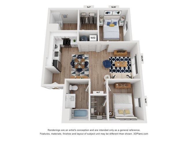 Floorplan - The Flats on Foothills