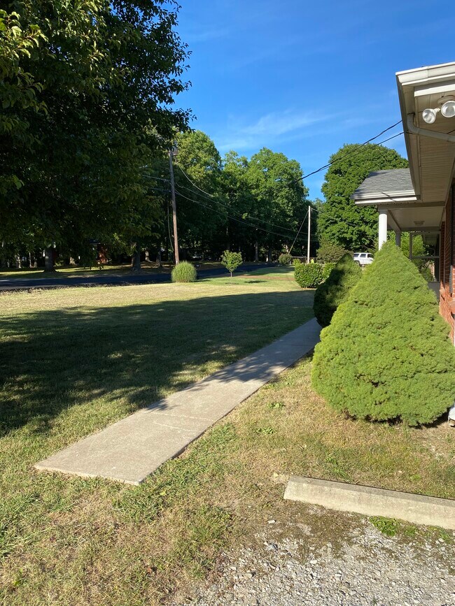 Paved pathway tothe house - 504 Luther Rd