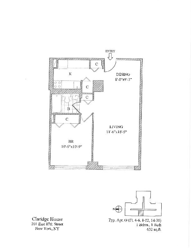 Floorplan - Claridge House