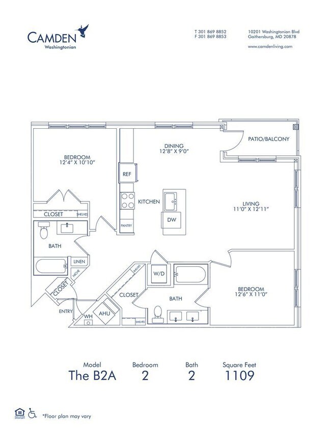 Floorplan - Camden Washingtonian
