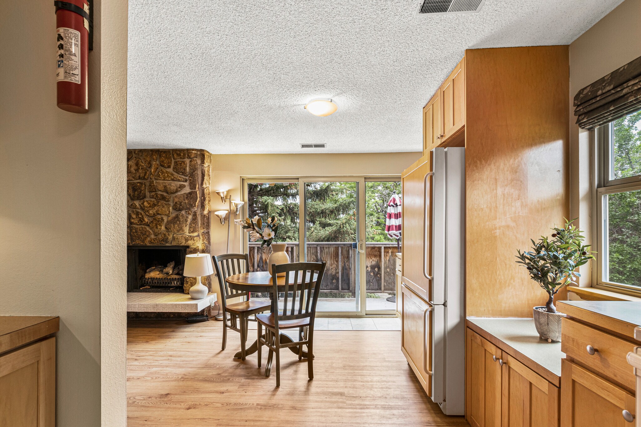 View from kitchen - 3365 Chisholm Trl