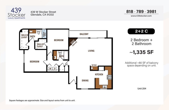 Floorplan - 439 W Stocker Luxury Living