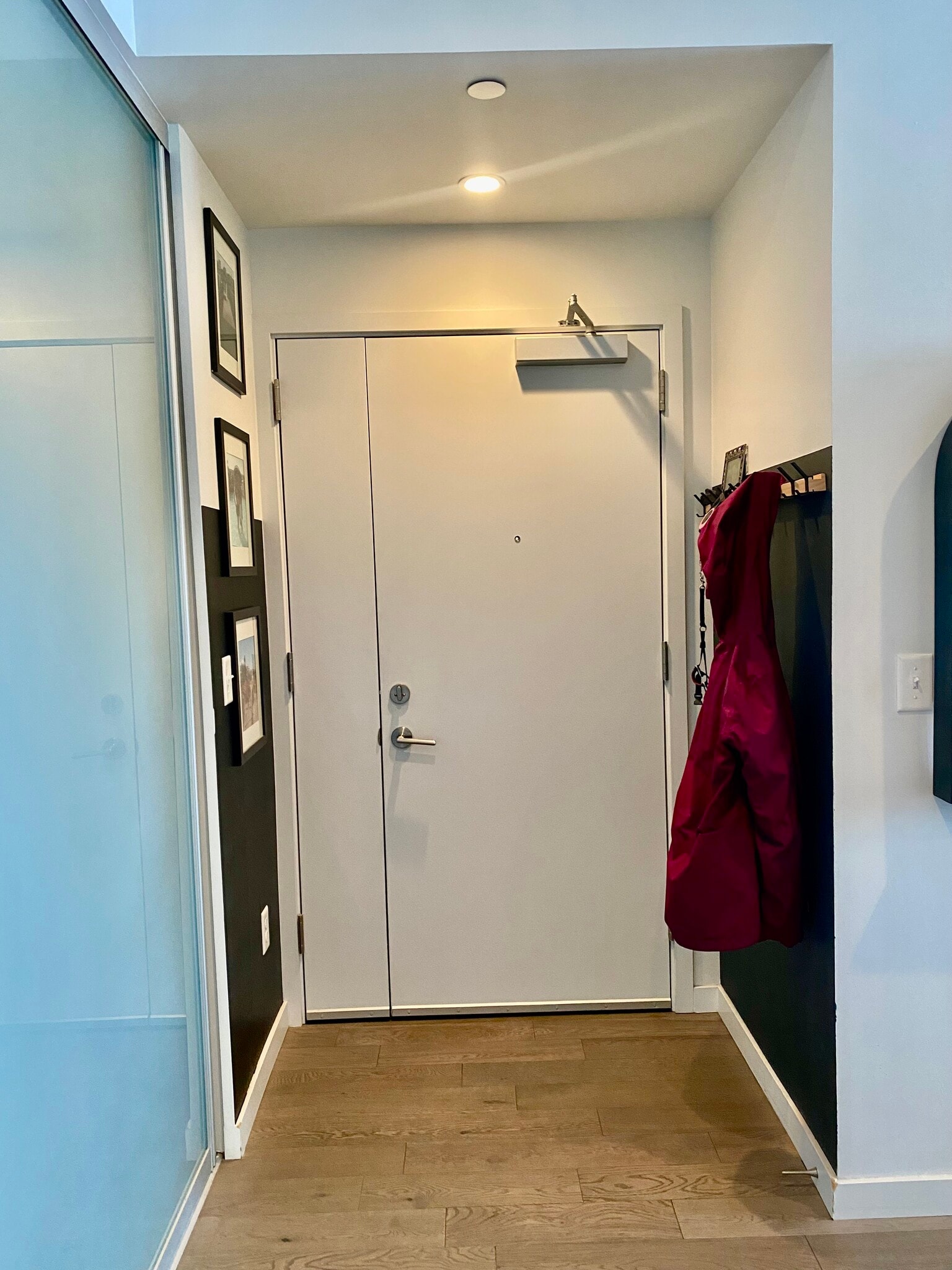 Entryway with Coat Hooks - 1300 N Ogden St