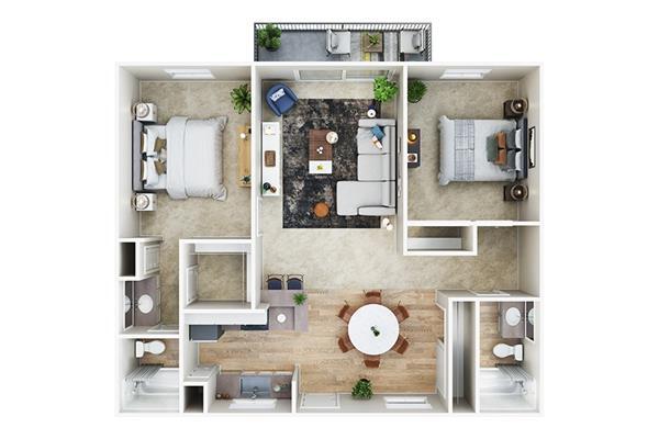 Floorplan - The Landing at Channel Islands