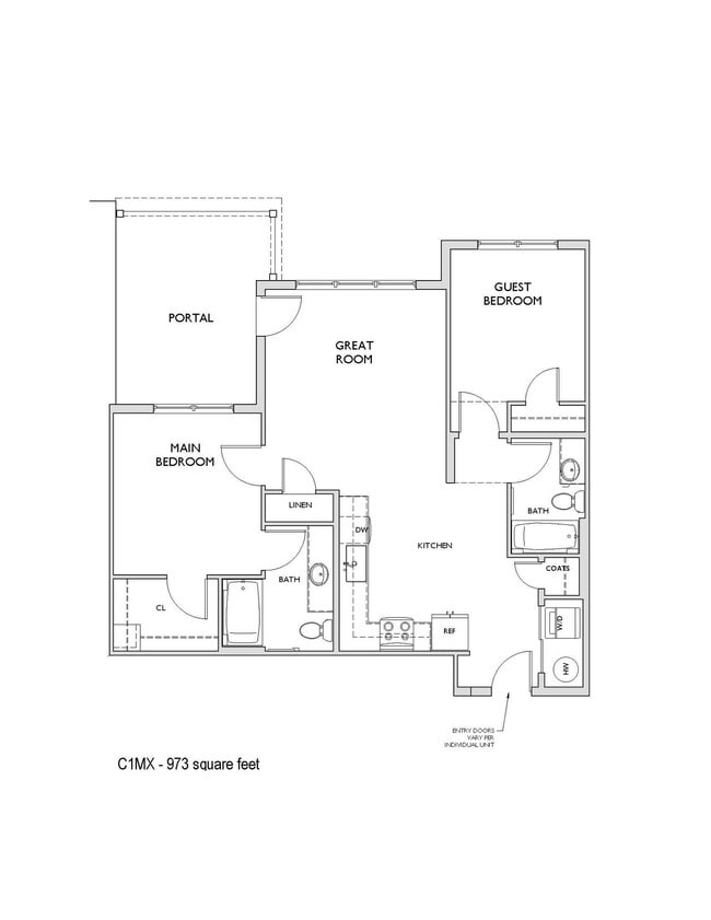 Floorplan - Acequia Lofts
