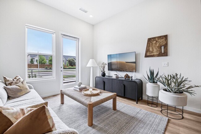 Luxe roller shades at The Madison - The Fillmore at Copperleaf