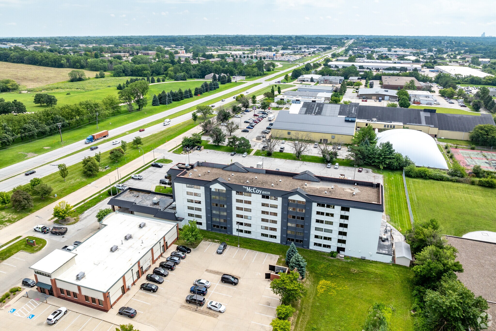 Aerial Photo - The McCoy at 8035 Apartments - Clive