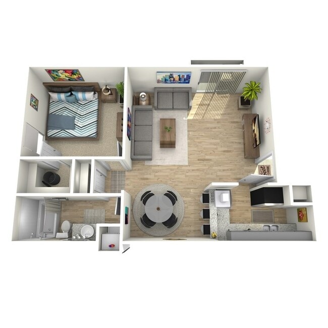 Floorplan - 6 Eleven Lamar Apartments