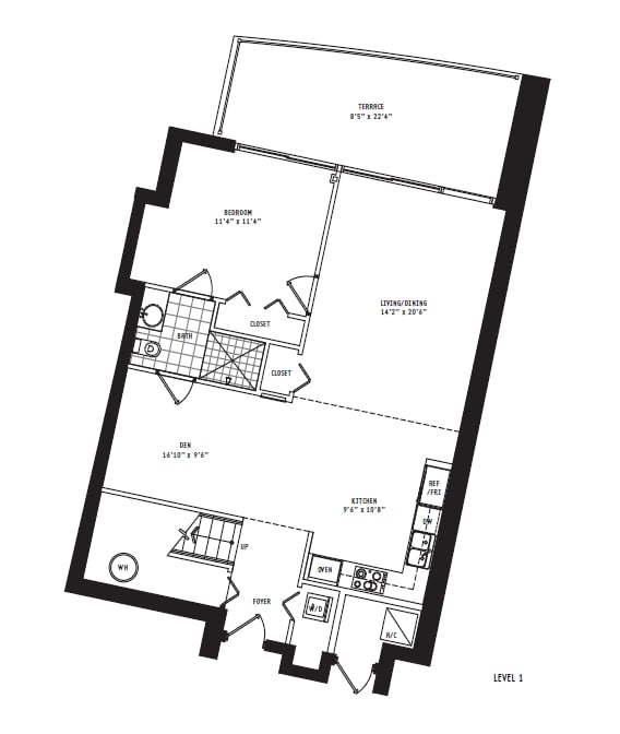 2BR/3BA - 900 Biscayne