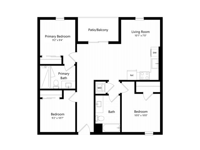E - 3x2 floor plan THE CHARLIE SM YALE - THE CHARLIE SM YALE