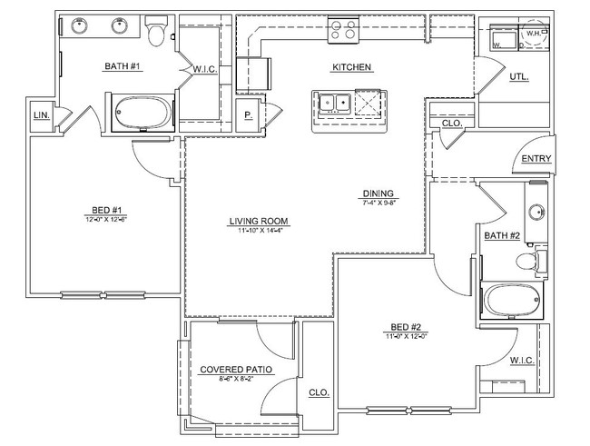 B2 2 Bed 2 Bath - Twin Creeks at Alamo Ranch