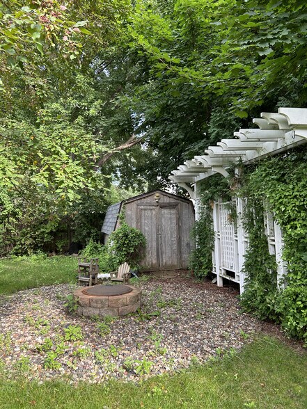 Backyard Fireplace and Shed - 4855 W 142 1/2 St