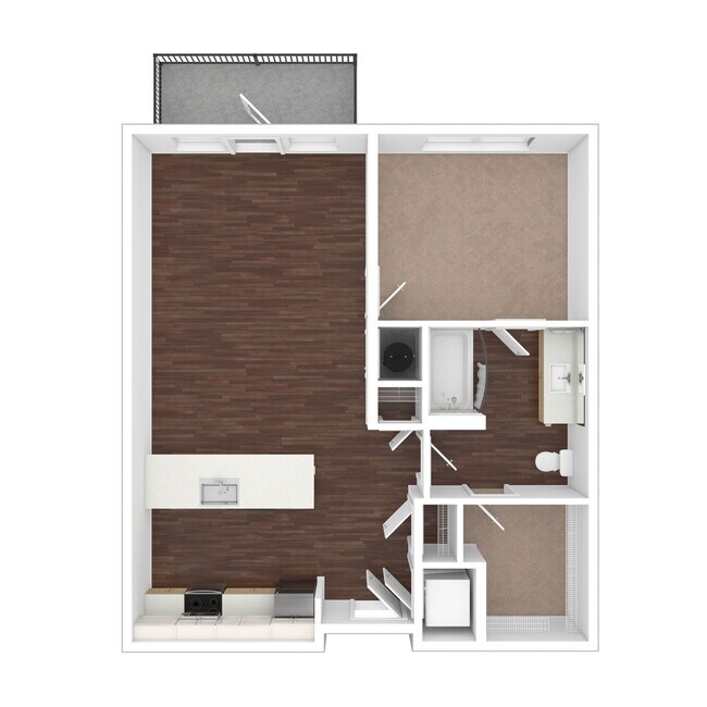 Floorplan - Evren Apartments of Lees Summit